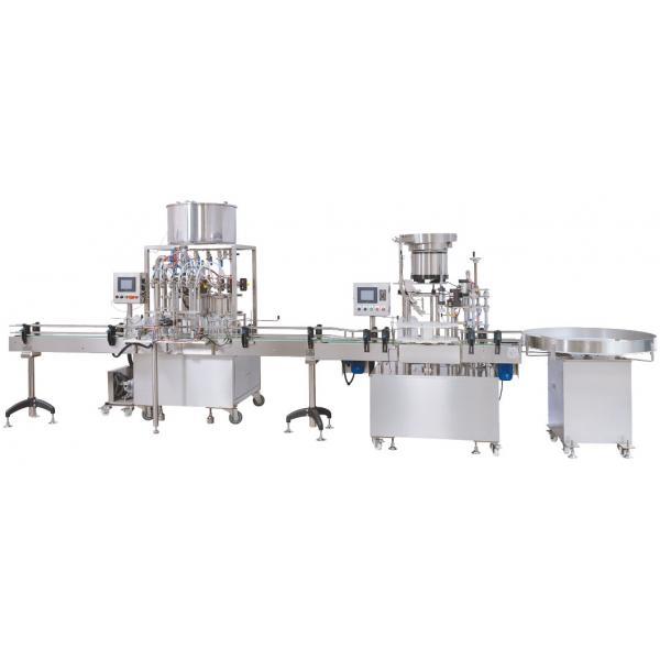 Six-Nozzles High/Low Viscosity Auto Set Filling / Cappping Machine