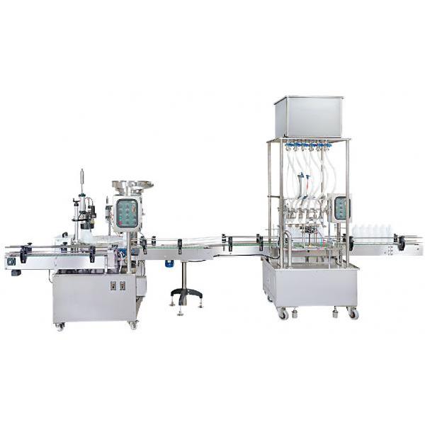 Six-Nozzles Automatic quantitative liquid filling/capping machine